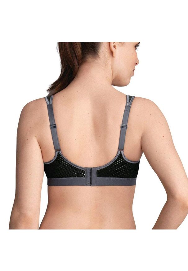 ANITA ACTIVE - Stanik do biegania Performance z wysoki poziomem podtrzymywania. Kolor: czarny, wielokolorowy, biały. Materiał: poliester, poliamid, elastan. Sport: fitness
