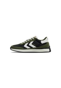 Sneakersy Hummel Stadion 23. Kolor: zielony. Materiał: guma