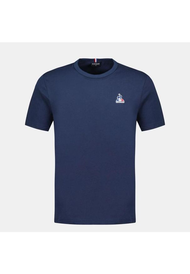 Koszulki Le Coq Sportif Model Ess Tee Ss N Kolor Niebieski. Kolor: niebieski. Materiał: tkanina