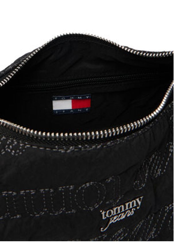 Tommy Jeans Torebka Tjw Icon Aop Shoulder Bag AW0AW18467 Czarny. Kolor: czarny