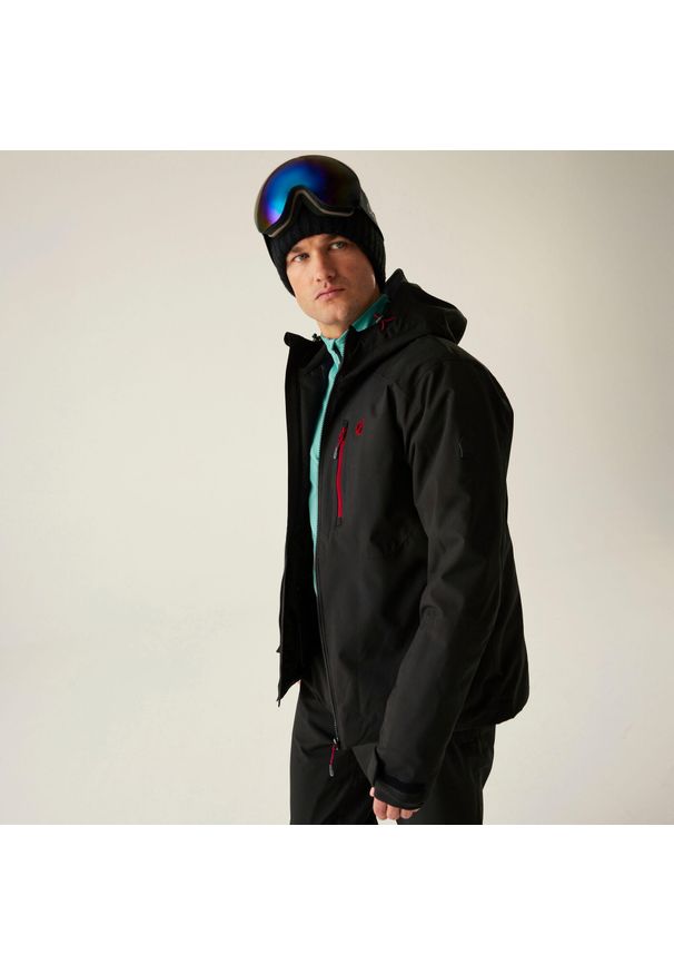 DARE 2B - Kurtka narciarska męska z membraną Eagle III Dare 2b. Kolor: czerwony, wielokolorowy, czarny. Materiał: tkanina. Sezon: zima. Sport: narciarstwo