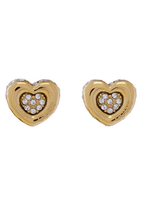 Guess Kolczyki JUBE05 466JW Złoty. Materiał: metalowe. Kolor: złoty