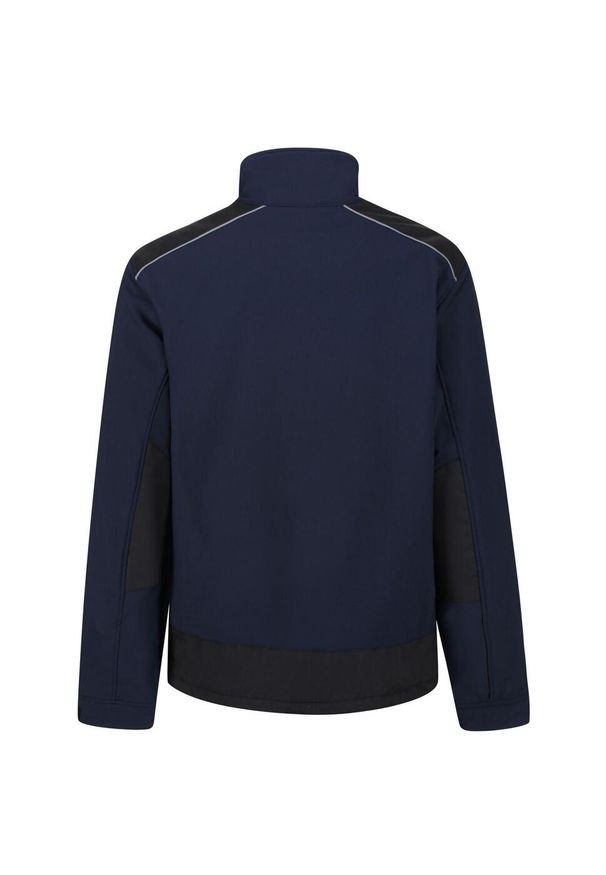 Regatta - Męska Kurtka Softshellowa Sandstorm Workwear. Kolor: wielokolorowy, niebieski, czarny