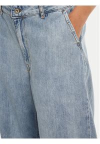 Please Jeansy P869200002 Niebieski Wide Leg. Kolor: niebieski