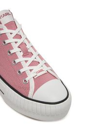 Karl Lagerfeld - KARL LAGERFELD Trampki KL60424 Różowy. Kolor: różowy. Materiał: materiał