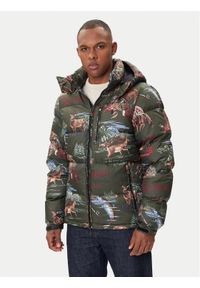 Polo Ralph Lauren Kurtka puchowa 710977071001 Zielony Regular Fit. Typ kołnierza: polo. Kolor: zielony. Materiał: syntetyk