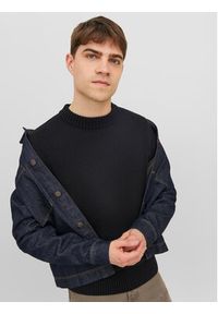 Jack & Jones - Jack&Jones Sweter 12236774 Czarny Regular Fit. Kolor: czarny. Materiał: syntetyk #3