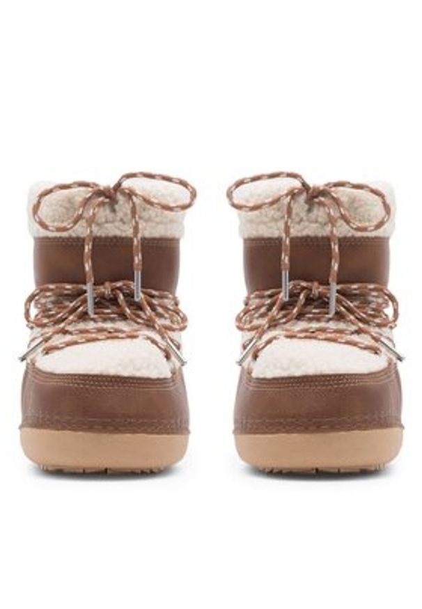 Jenny Fairy Śniegowce NS904B-01 Brązowy. Kolor: brązowy. Materiał: materiał