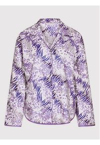 Cyberjammies Koszulka piżamowa Camila 9373 Fioletowy Relaxed Fit. Kolor: fioletowy. Materiał: bawełna