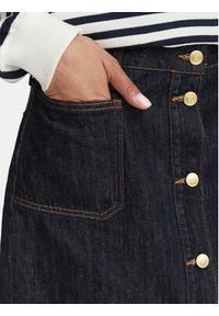 TOMMY HILFIGER - Tommy Hilfiger Spódnica jeansowa WW0WW50008 Granatowy Regular Fit. Kolor: niebieski. Materiał: bawełna #4