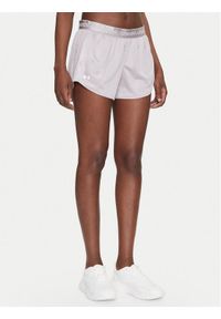 Under Armour Szorty sportowe Tech™ Play Up Shine 1389883 Beżowy Regular Fit. Kolor: beżowy. Materiał: syntetyk