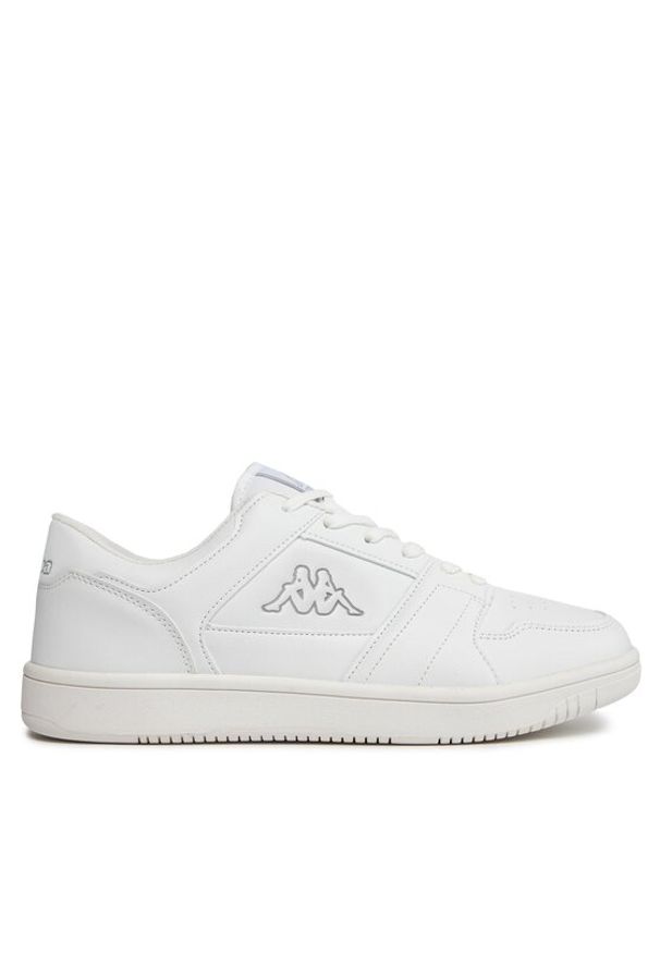 Kappa Sneakersy Logo Bernal 361G13W Biały. Kolor: biały. Materiał: skóra