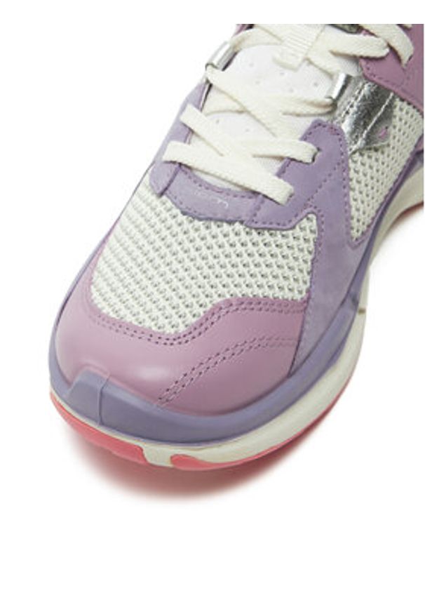 ecco - ECCO Sneakersy Biom 2.2 W 83077361063 Fioletowy. Kolor: fioletowy. Materiał: skóra, nubuk