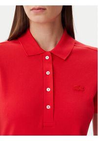 Lacoste Sukienka codzienna EF5473 Różowy Slim Fit. Okazja: na co dzień. Kolor: różowy. Materiał: bawełna. Typ sukienki: proste. Styl: casual #5