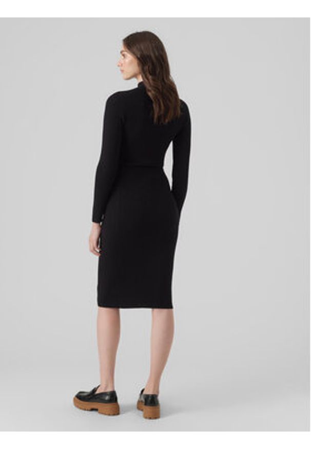 Vero Moda Spódnica ołówkowa 10290677 Czarny Slim Fit. Kolor: czarny. Materiał: syntetyk