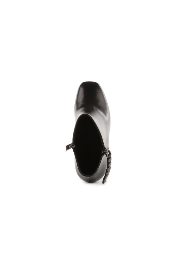 Botki Sca'viola SV3504-212A Black, Czarny, Skóra naturalna. Zapięcie: zamek. Kolor: czarny. Materiał: skóra. Obcas: na obcasie. Wysokość obcasa: średni