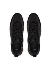 BOSS Sneakersy Icon 50548358 Czarny. Kolor: czarny. Materiał: skóra #4