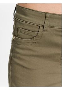 Olsen Jeansy Mona 14001969 Khaki Slim Fit. Kolor: brązowy