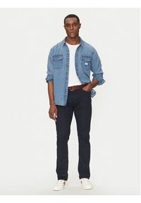 Guess Spodnie materiałowe M5RAS2WGXW1 Granatowy Regular Fit. Kolor: niebieski. Materiał: bawełna
