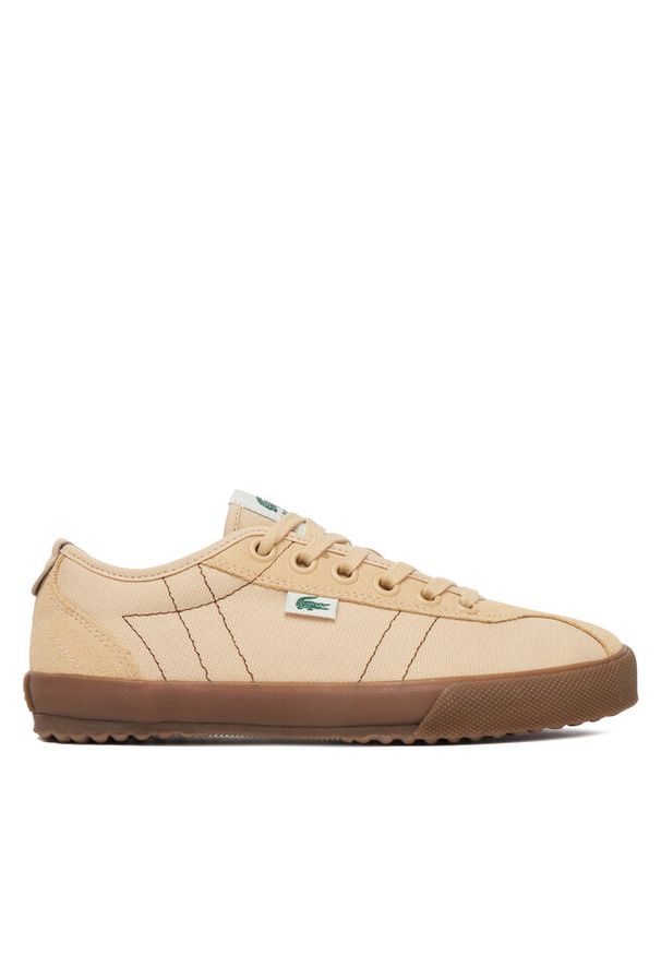 Sneakersy Lacoste. Kolor: beżowy