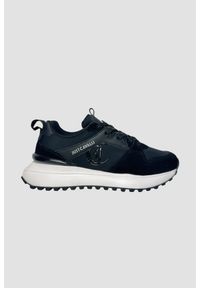 Just Cavalli - JUST CAVALLI Czarne sneakersy Fondo Karina, Rozmiar 39. Kolor: czarny