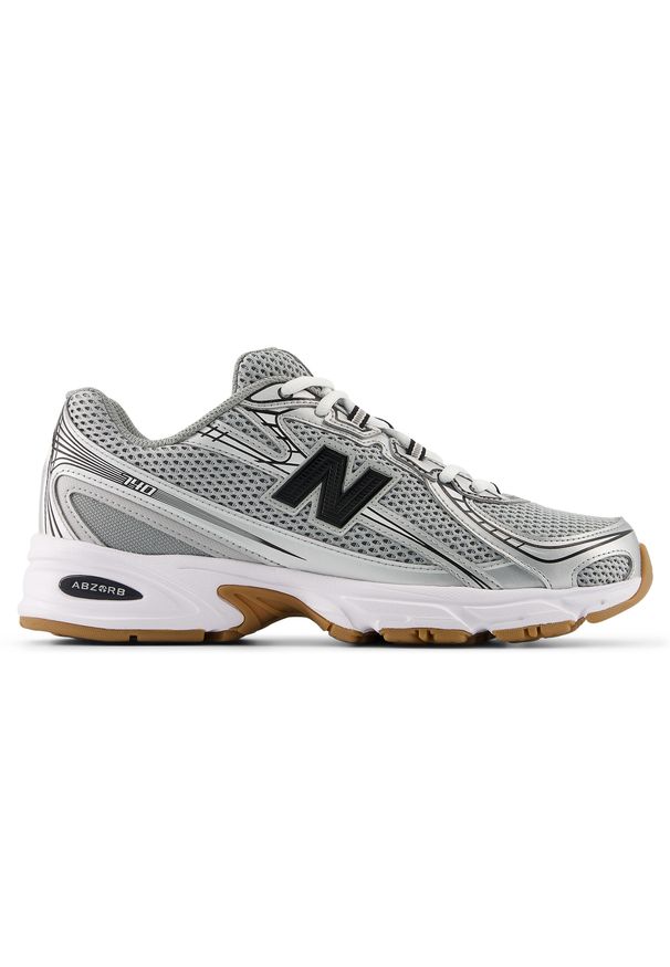 Buty unisex New Balance U740GB2 – szare. Kolor: szary. Materiał: syntetyk, materiał. Szerokość cholewki: normalna. Sezon: lato. Sport: turystyka piesza