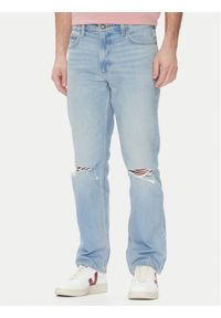 Lee Jeansy West 112363966 Niebieski Straight Fit. Kolor: niebieski