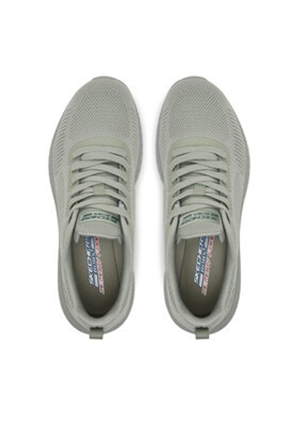 skechers - Skechers Sneakersy 117209/SAGE Zielony. Kolor: zielony. Materiał: materiał