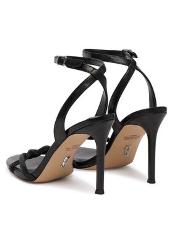 Steve Madden Sandały Jewells 11005283 Czarny. Kolor: czarny. Materiał: skóra
