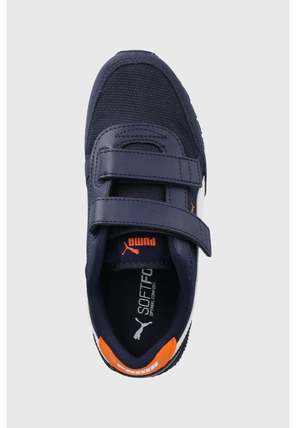 Puma buty ST Runner v3 Mesh V PS kolor granatowy. Zapięcie: rzepy. Kolor: niebieski. Materiał: mesh