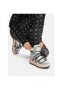 Adidas - Śniegowce adidas. Kolor: srebrny #1