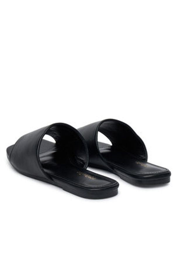 DeeZee Klapki E1005-1 Czarny. Kolor: czarny. Materiał: syntetyk, materiał