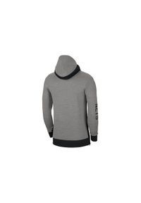 Bluza treningowa męska Nike Nba Brooklyn Nets Therma Flex. Typ kołnierza: kaptur. Kolor: szary. Sport: bieganie