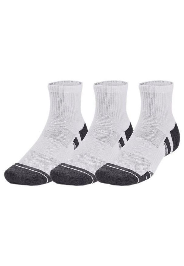 Skarpety sportowe Under Armour 1379510 3-pak. Kolor: biały. Sport: turystyka piesza