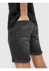 Jack & Jones - Jack&Jones Szorty jeansowe Rick Fox 12201634 Czarny Regular Fit. Kolor: czarny. Materiał: jeans, bawełna