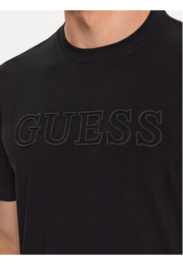Guess T-Shirt Z2YI11 J1314 Czarny Regular Fit. Kolor: czarny. Materiał: bawełna