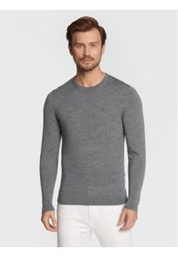 Calvin Klein Sweter Superior K10K109474 Szary Regular Fit. Kolor: szary. Materiał: wełna #1