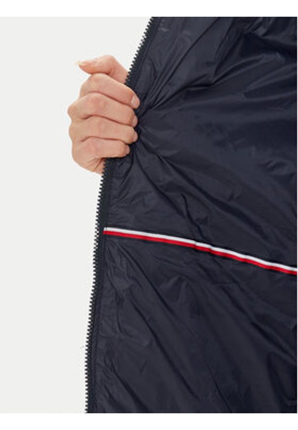 TOMMY HILFIGER - Tommy Hilfiger Kurtka puchowa WW0WW43119 Granatowy Regular Fit. Kolor: niebieski. Materiał: syntetyk. Sezon: zima