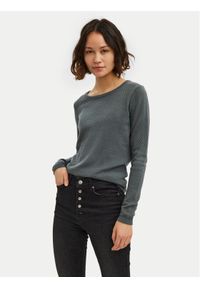 Vero Moda Sweter Care 10136644 Zielony Regular Fit. Kolor: zielony. Materiał: bawełna