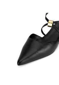 Gino Rossi - GINO ROSSI Baleriny ALANA-SLT593-X8 Czarny. Kolor: czarny. Materiał: skóra #4