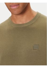 BOSS Sweter Kanovano_S 50527583 Zielony Regular Fit. Kolor: zielony. Materiał: bawełna #4