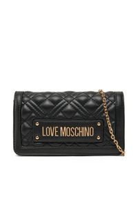 Love Moschino - LOVE MOSCHINO Torebka JC5681PP1MLA0000 Czarny. Kolor: czarny. Materiał: skórzane