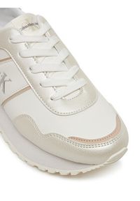 Calvin Klein Jeans Sneakersy V3A9-82034-1355A S Écru. Materiał: skóra #4
