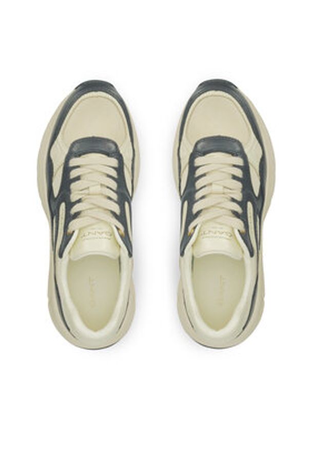 GANT - Gant Sneakersy Neuwill Sneaker 28533526 Beżowy. Kolor: beżowy. Materiał: skóra
