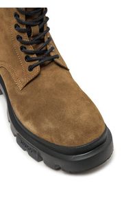 Hugo Trapery Fabyan 50528995 Brązowy. Kolor: brązowy. Materiał: skóra, zamsz #5