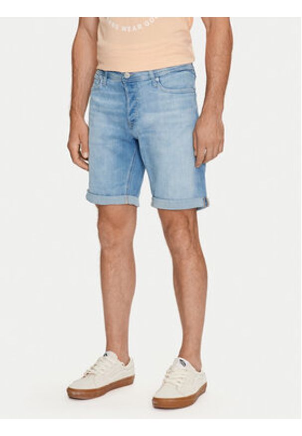 Jack & Jones Komplet szortów jeansowych Rick 12257109 Kolorowy Regular Fit. Materiał: bawełna. Wzór: kolorowy