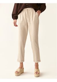 Tatuum Spodnie materiałowe Nolino 1 T2310.146 Beżowy Oversize. Kolor: beżowy. Materiał: bawełna #1