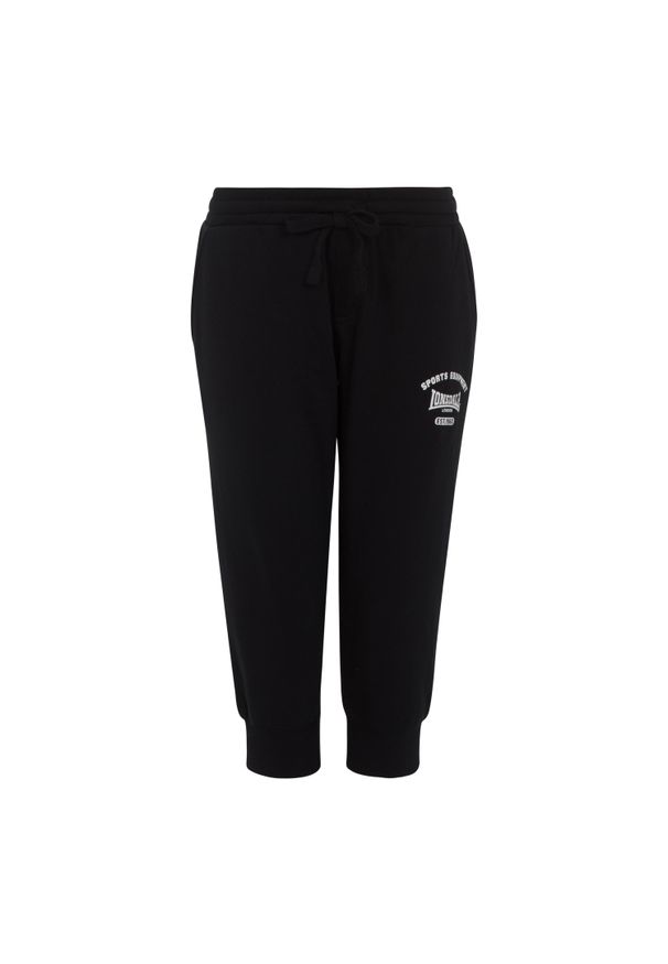 Damskie spodnie dresowe Lonsdale Leeds. Kolor: czarny. Materiał: dresówka