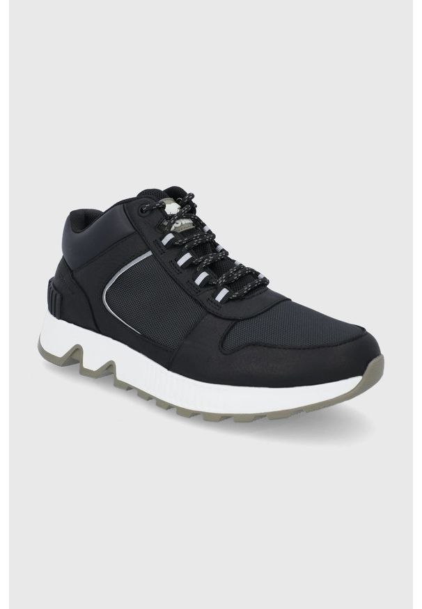 sorel - Sorel - Buty Mac Hill Chukka. Nosek buta: okrągły. Zapięcie: sznurówki. Kolor: czarny. Materiał: guma