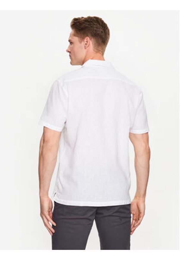 Lindbergh Koszula 30-203319 Biały Relaxed Fit. Kolor: biały. Materiał: bawełna